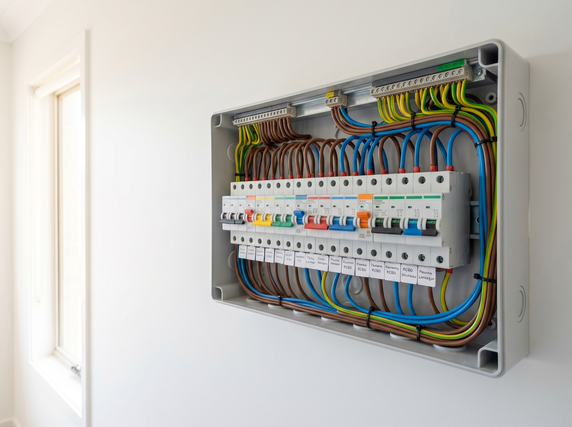 General electrical — Tidy work behind the cover